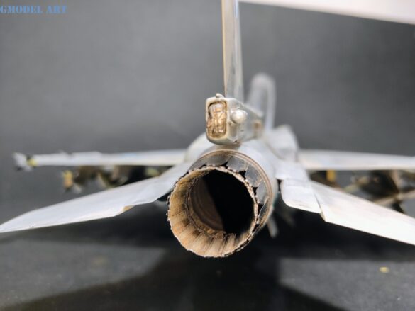 Converting the Tamiya F-16C fuselage into a Hellenic Air Force F-16D Block 52+ Advanced.
