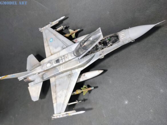 : Conformal Fuel Tanks installed on a Hellenic Air Force F-16D Block 52+ Advanced.