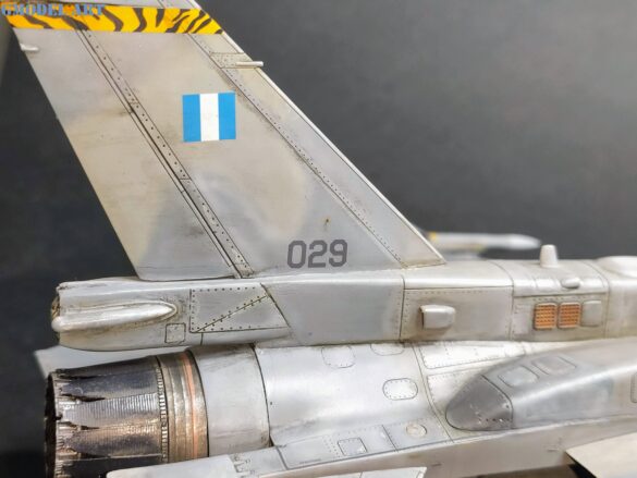 Tamiya 1/48 F-16C kit with aftermarket parts for the F-16D Block 52+ Advanced conversion.