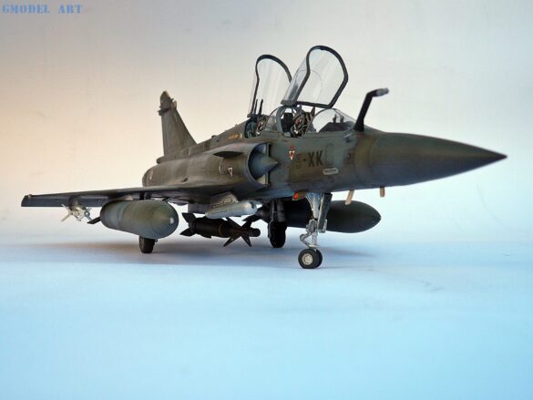 Dassault-Breguet Mirage 2000D Mirage 2000D model", "Mirage 2000D painting", "Mirage 2000D weathering" και "French Air Force scale model".