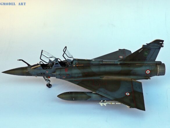 Dassault-Breguet Mirage 2000D Mirage 2000D model", "Mirage 2000D painting", "Mirage 2000D weathering" και "French Air Force scale model".