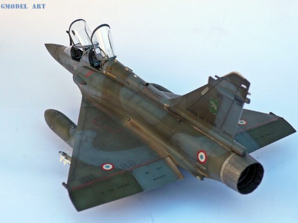 Dassault-Breguet Mirage 2000D Mirage 2000D model", "Mirage 2000D painting", "Mirage 2000D weathering" και "French Air Force scale model".