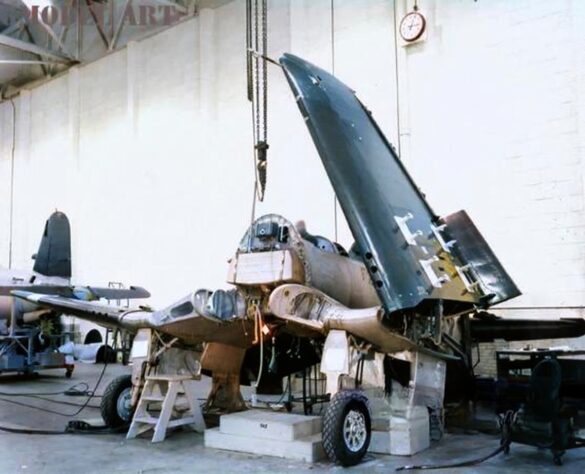 F2G Super Corsair: Goodyear’s Ultimate Fighter Goodyear F2G Super Corsair assembly line at Akron Ohio