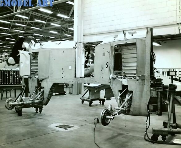 Goodyear F2G Super Corsair Goodyear F2G Super Corsair assembly line at Akron Ohio