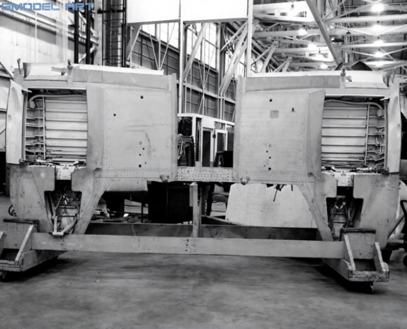 Goodyear F2G Super Corsair Goodyear F2G Super Corsair assembly line at Akron Ohio