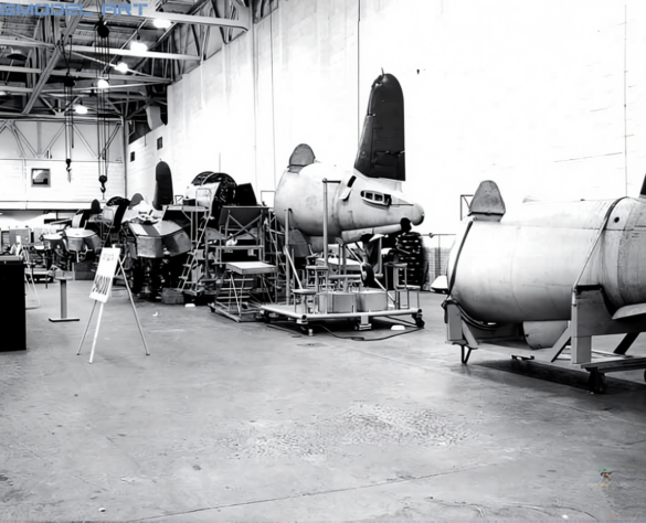 F2G Super Corsair: Goodyear’s Ultimate Fighter Goodyear F2G Super Corsair assembly line at Akron Ohio