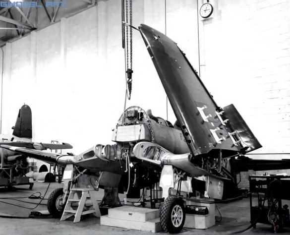 F2G Super Corsair: Goodyear’s Ultimate Fighter Goodyear F2G Super Corsair assembly line at Akron Ohio
