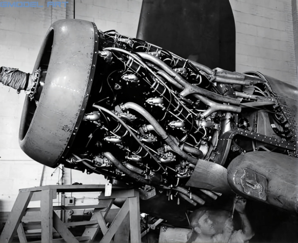 F2G Super Corsair: Goodyear’s Ultimate Fighter Pratt Whitney R-4360 Wasp Major engine installed in F2G Super Corsair