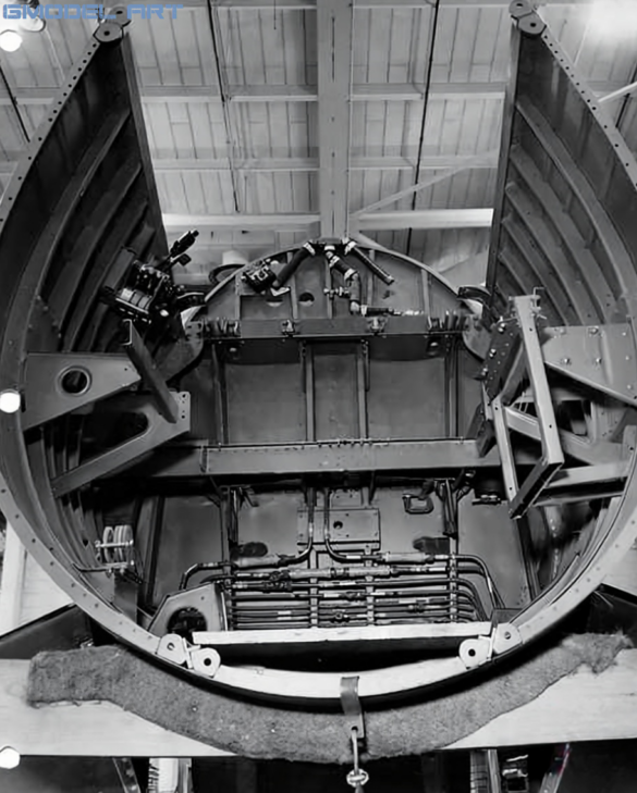 F2G Super Corsair: Goodyear Goodyear F2G Super Corsair assembly line at Akron Ohio