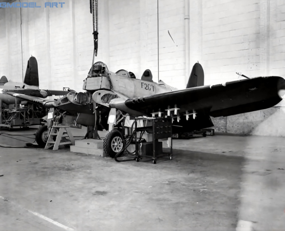 F2G Super Corsair: Goodyear’s Ultimate Fighter Goodyear F2G Super Corsair assembly line at Akron Ohio