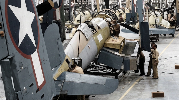 Vought F4U-1 “Birdcage” Corsair: Factory Production, Primer and Paint Guide