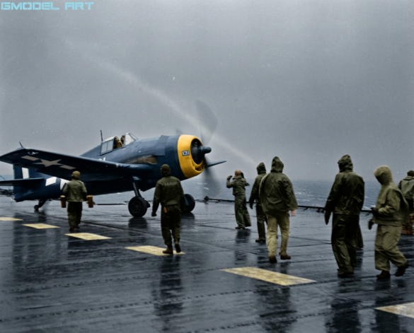 Firefly_### HISTORICAL COLORIZATION — WWII U.S. NAVY F4U CORSAIR__Colorize the original black 319573 Firefly HISTORICAL COLORIZATION — WWII U.S. NAVY F4U CORSAIR Colorize the original black 319573 1