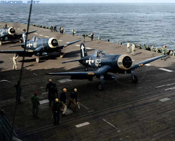 Firefly_### HISTORICAL COLORIZATION — WWII U.S. NAVY F4U CORSAIR__Colorize the original black 584621 Firefly HISTORICAL COLORIZATION — WWII U.S. NAVY F4U CORSAIR Colorize the original black 584621 1