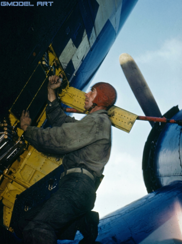 Firefly_### HISTORICAL COLORIZATION — WWII U.S. NAVY F4U CORSAIR__Colorize the original black 829994 Firefly HISTORICAL COLORIZATION — WWII U.S. NAVY F4U CORSAIR Colorize the original black 829994 1