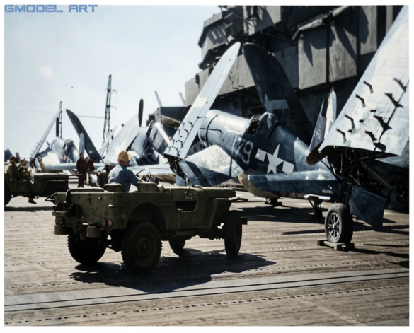 VF-84 USS Bunker Hill F4U-1D Corsair 1945
