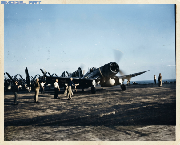 VF-84 USS Bunker Hill F4U-1D Corsair 1945