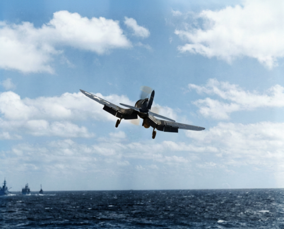 VF-84 USS Bunker Hill F4U-1D Corsair 1945