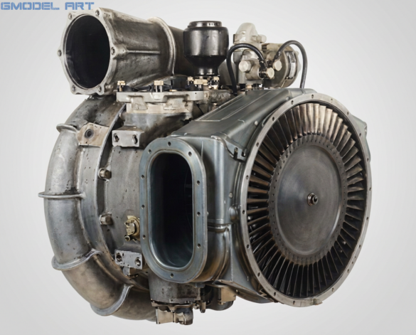 XF4U-3B Corsair Pratt & Whitney R-2800 engine detail