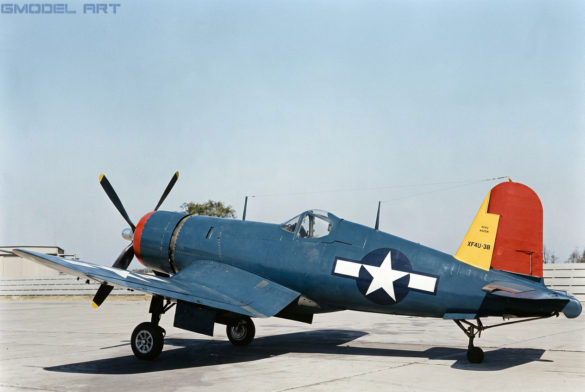 XF4U-3B Corsair prototype cockpit detail 1/48 scale