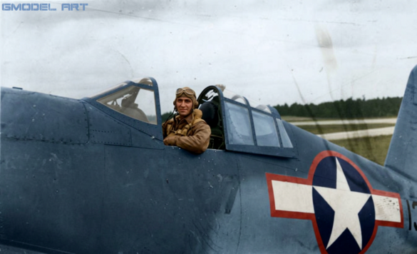 "Vought F4U-1 Corsair factory camouflage and markings"
