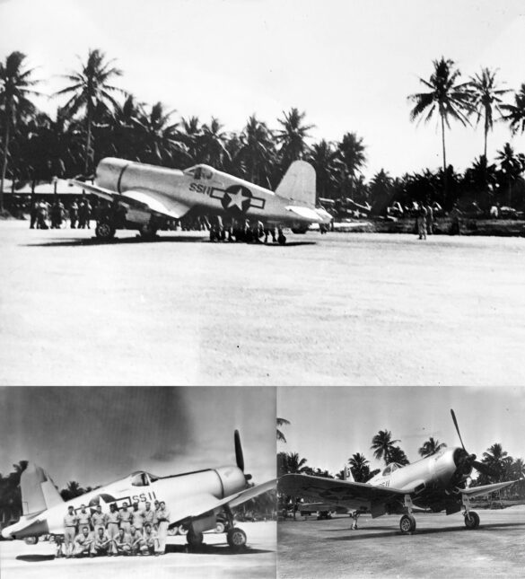 FG4u-1D Corsair “Sally” Espiritu Santos , VMF 122 F4u-1D Corsair “Sally” Espiritu Santos , VMF 122