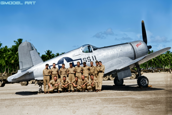 FG4u-1D Corsair “Sally” Espiritu Santos , VMF 122 FG4u-1D Corsair “Sally” Espiritu Santos , VMF 122