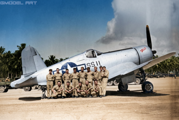 FG4u-1D Corsair “Sally” Espiritu Santos , VMF 122 FG4u-1D Corsair “Sally” Espiritu Santos , VMF 122