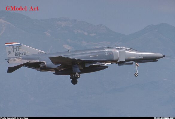 F-4E Phantom II SRA 68-0424 Hellenic Air Force with rare one-piece windshield