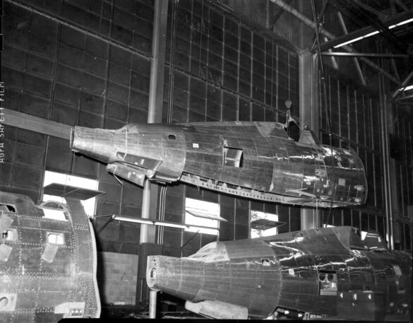First P-47 Thunderbolt assembled at Republic Aviation Evansville in 1942 First P-47 Thunderbolt assembled at Republic Aviation Evansville in 1942
