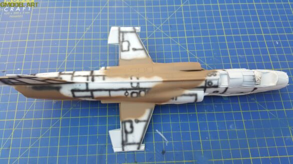 F-104G Starfighter HAF s/n 7415 Gunze camouflage painting