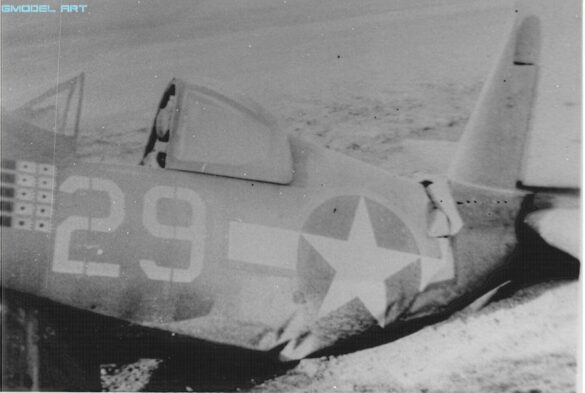 VF-17 Jolly Rogers F4U-1A Corsairs in formation with White 29
