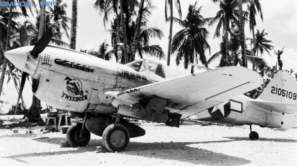P-40N Warhawk 45th Fighter Squadron at Nanumea, 1943