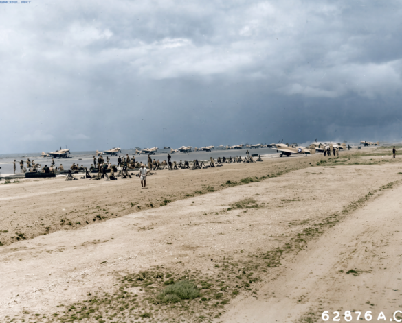 P-40N Warhawk 45th Fighter Squadron at Nanumea, 1943