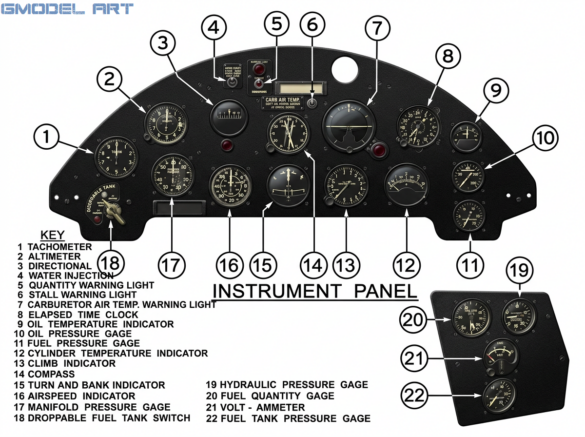 F4U-1 Birdcage Corsair cockpit and pilot position