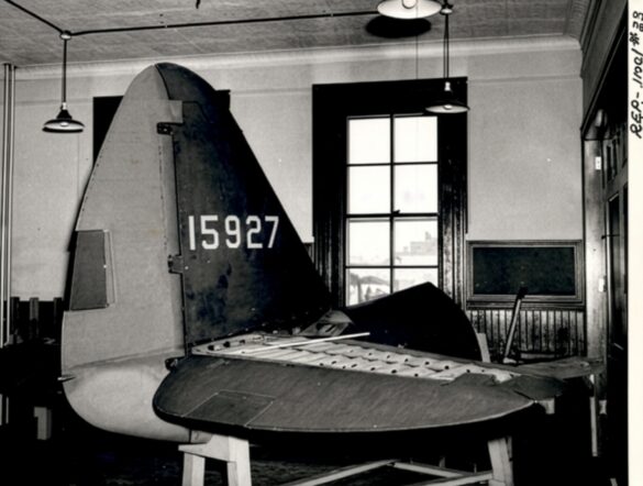 First P-47 Thunderbolt assembled at Republic Aviation Evansville in 1942 First P-47 Thunderbolt assembled at Republic Aviation Evansville in 1942