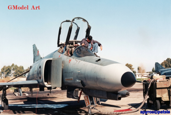 F-4E Phantom II SRA 68-0424 Hellenic Air Force with rare one-piece windshield