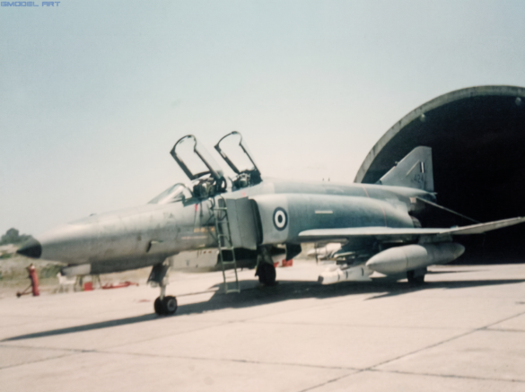 F-4E Phantom II SRA 68-0424 HAF with one-piece windshield at Larissa Air Base