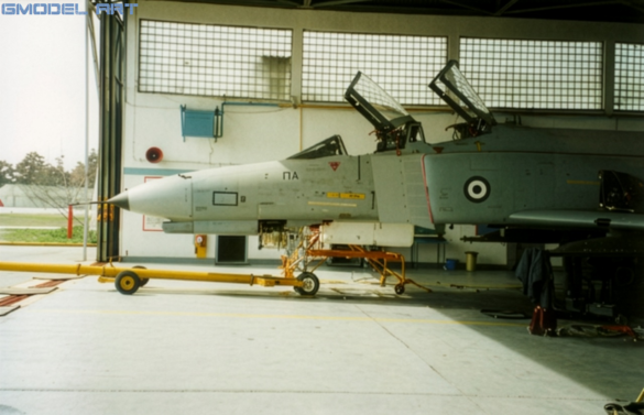 F-4E Phantom II SRA 68-0424 HAF with one-piece windshield at Larissa Air Base