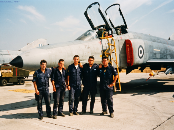 F-4E Phantom II SRA 68-0424 Hellenic Air Force with rare one-piece windshield