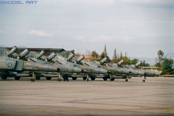 F-4E Phantom II SRA 68-0424 HAF with one-piece windshield at Larissa Air Base