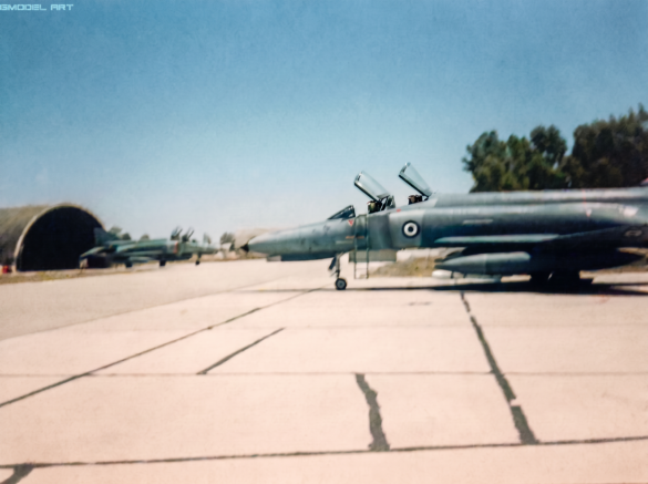 F-4E Phantom II SRA 68-0424 HAF with one-piece windshield at Larissa Air Base