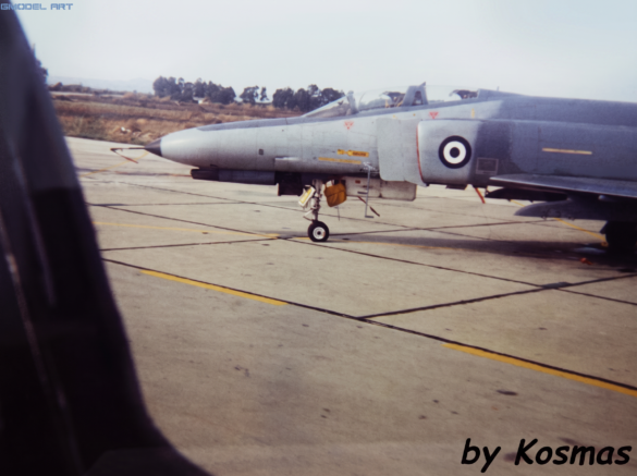 F-4E Phantom II SRA 68-0424 HAF with one-piece windshield at Larissa Air Base