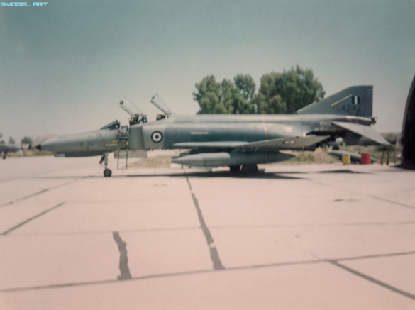 F-4E Phantom II SRA 68-0424 HAF with one-piece windshield at Larissa Air Base