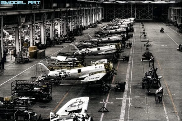 P-47 Thunderbolt production line Firefly COLORIZE THIS ORIGINAL BLACK AND WHITE PHOTOGRAPH OF THE REPUBLIC P 47 THUNDERBOLT 643747