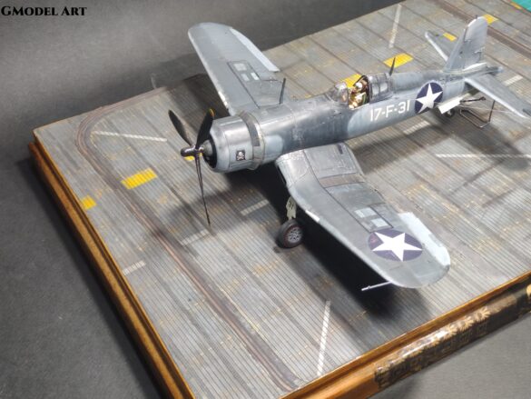 F4U-1 Corsair Birdcage VF-17 17-F-31 Tamiya 1:48 scale model