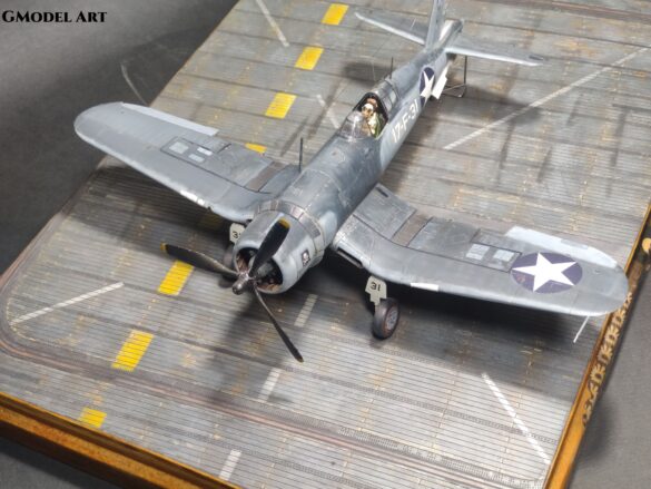 F4U-1 Corsair Birdcage VF-17 17-F-31 Tamiya 1:48 scale model