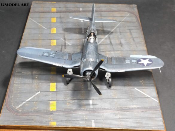 F4U-1 Corsair Birdcage VF-17 17-F-31 Tamiya 1:48 scale model