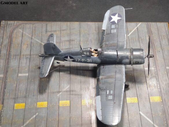 F4U-1 Corsair Birdcage VF-17 17-F-31 | Tamiya 1:48 Build gmodel art