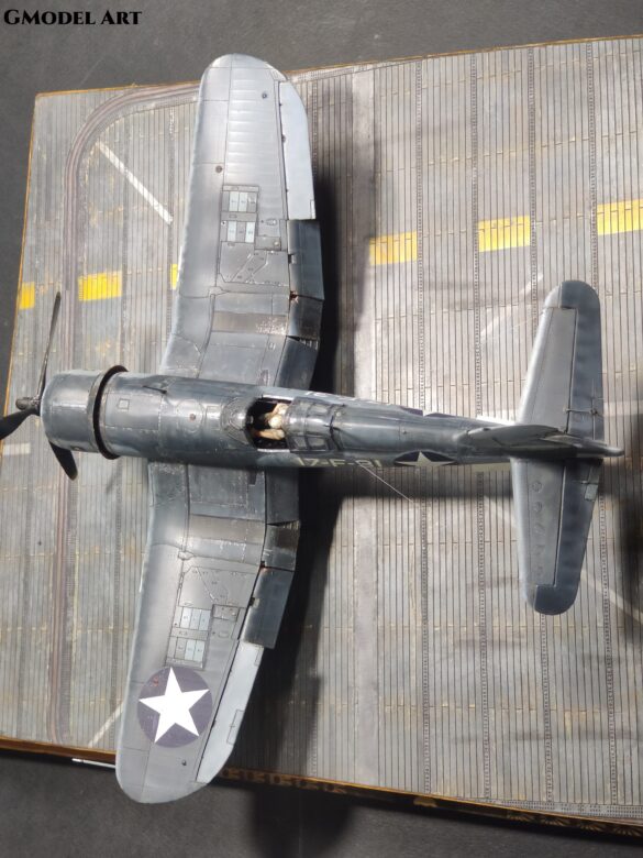 F4U-1 Corsair Birdcage VF-17 17-F-31 Tamiya 1:48 scale model