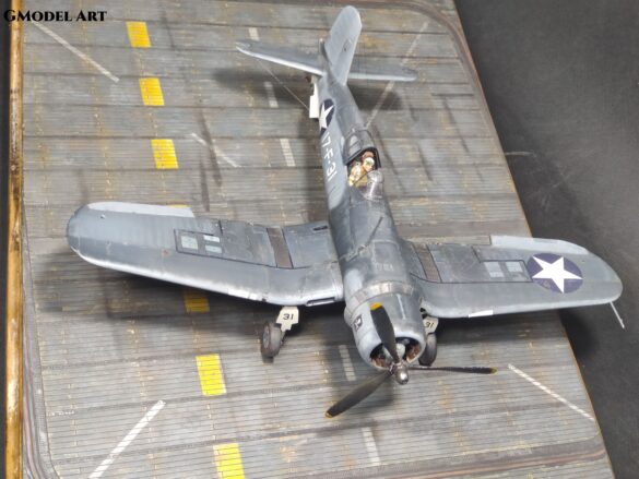 F4U-1 Corsair Birdcage VF-17 17-F-31 Tamiya 1:48 scale model